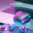 Fone Sem Fio Gamer Cyberpunk Tecsire M10 Bluetooth