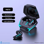 Fone Sem Fio Gamer Cyberpunk Tecsire M10 Bluetooth