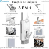 TecnoLimp - Kit 8 EM 1 - Limpe fones de ouvido, celular, computador e notebook